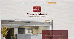 Desktop Screenshot of marinamotelchalmette.com